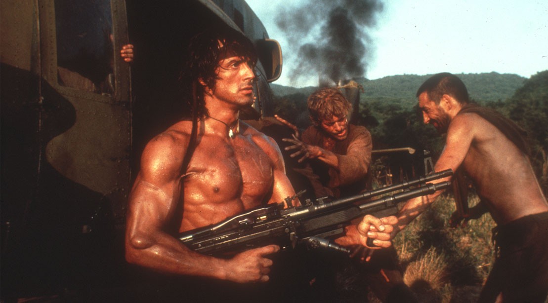 Photo of Sylvester Stallone in Rambo series Photo of Sylvester Stallone in Rambo series