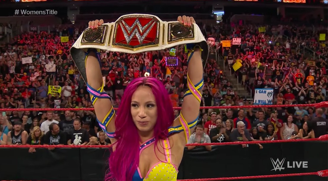 Sasha Banks Wins WWE Women's Championship Muscle & Fitness