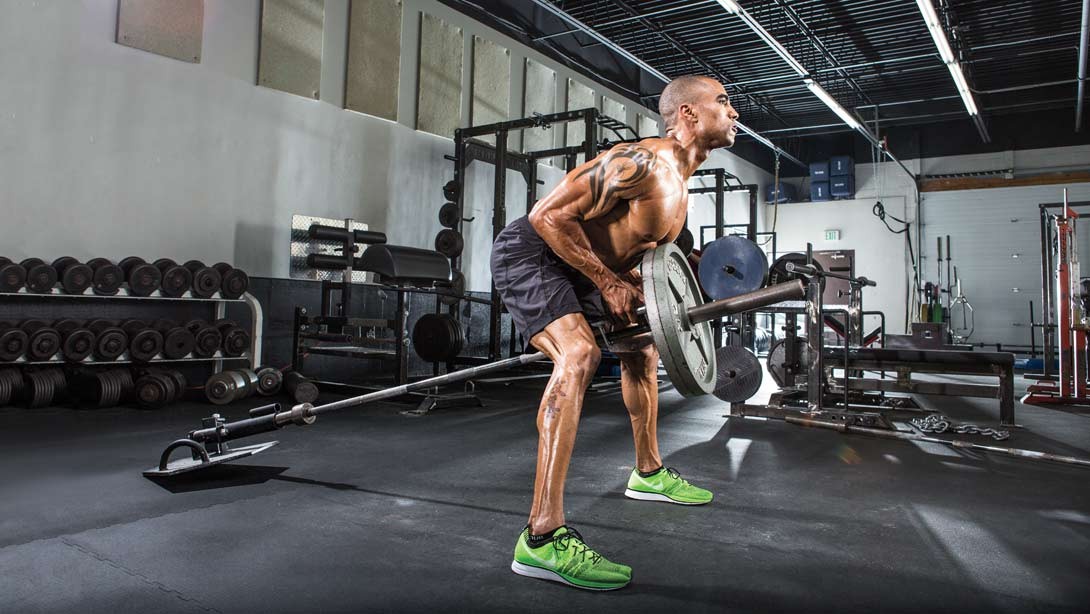 t bar row lean muscular