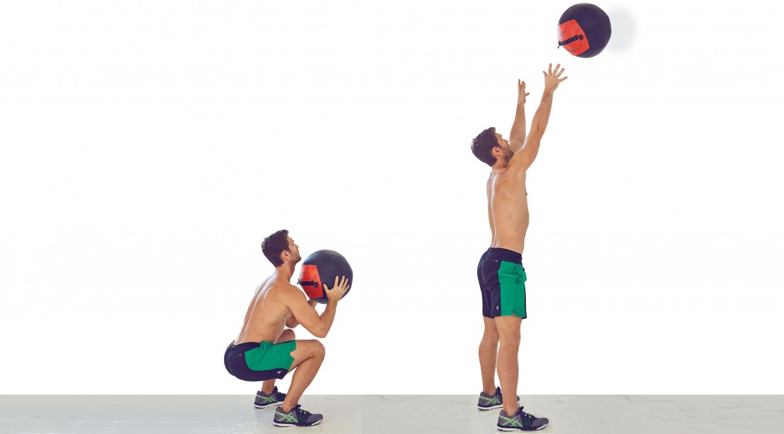 The Wall Ball WOD to Strengthen Your Legs, Shoulders, and Lungs